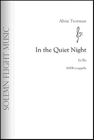 In the Quiet Night SATB choral sheet music cover Thumbnail